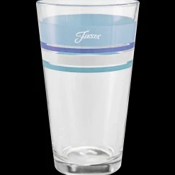 16 oz. Fiesta® Edgeline Coastal Blue Cooler Glass - Set of 4|Fiesta Factory Direct Online
