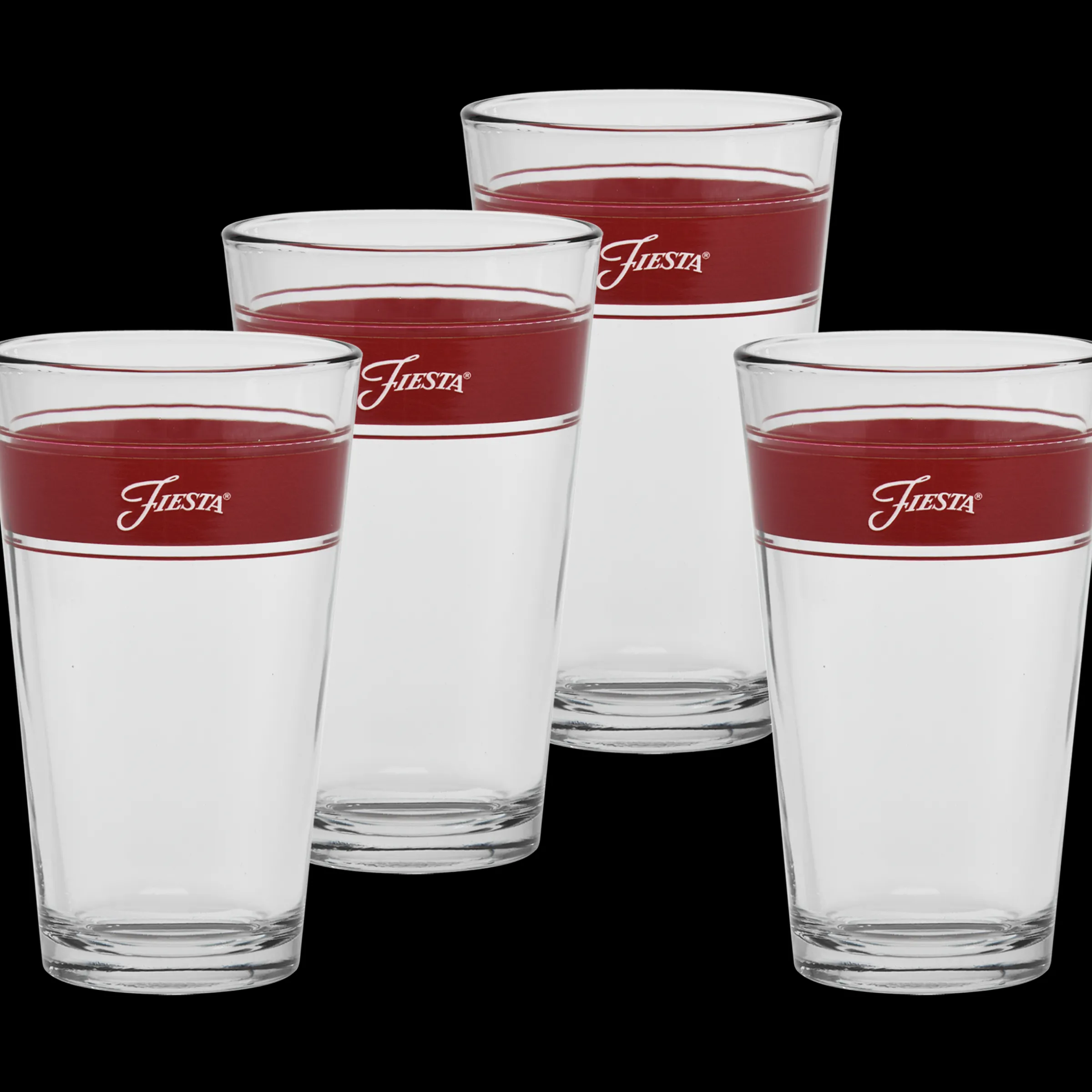 16 oz. Fiesta® Frame Cooler Scarlet - Set of 4|Fiesta Factory Direct Clearance