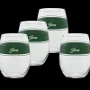 15 oz. Fiesta® Frame Stemless Wine Jade – Set of 4|Fiesta Factory Direct Online