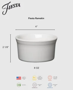 8 OZ Ramekin 4 Inch Foundry|Fiesta Factory Direct