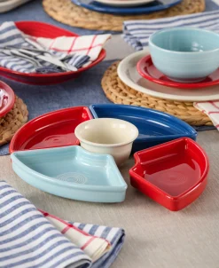 Americana 5-Piece Mixed Colors Entertaining Set 8 1/5 Inch|Fiesta Factory Direct Sale