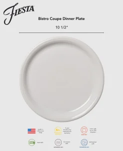 Bistro Coupe 10 1/2 Inch Dinner Plate|Fiesta Factory Direct Outlet