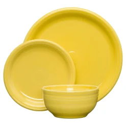 Bistro Coupe 3-Piece Place Setting, Service for 1|Fiesta Factory Direct Clearance
