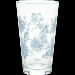 Botanical Floral 16 oz. Cooler Glass - Set of 4|Fiesta Factory Direct Sale