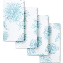 Botanical Floral Napkin Set of 4|Fiesta Factory Direct Hot