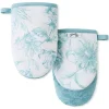 Botanical Floral 4-Pack Oven Mitt Set|Fiesta Factory Direct Hot