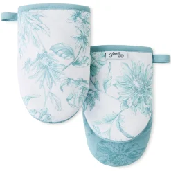 Botanical Floral 4-Pack Oven Mitt Set|Fiesta Factory Direct Hot