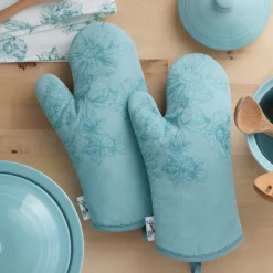 Botanical Floral 4-Pack Oven Mitt Set|Fiesta Factory Direct Hot