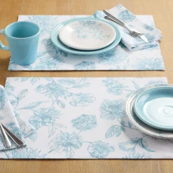 Botanical Floral Placemat Set of 4|Fiesta Factory Direct Sale