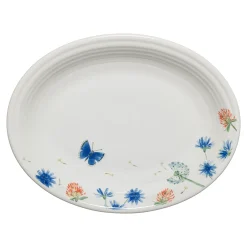 Breezy Floral 11 5/8 Inch Medium Oval Serving Platter|Fiesta Factory Direct