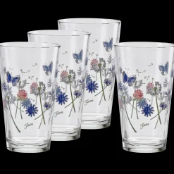 Breezy Floral 16 oz. Cooler Glass - Set of 4|Fiesta Factory Direct Sale