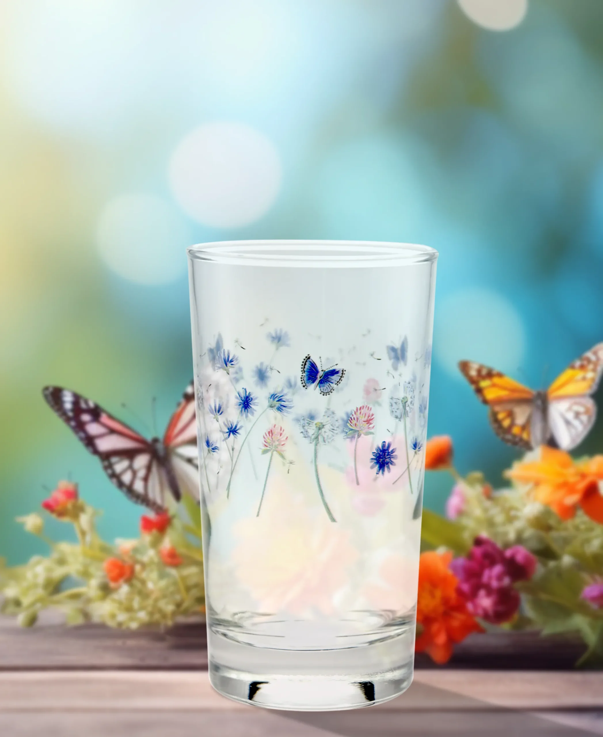 Breezy Floral 7 oz. Juice Glass – Set of 4|Fiesta Factory Direct Sale