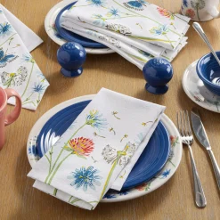 Breezy Floral Napkin Set of 4|Fiesta Factory Direct Clearance