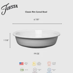 Classic Rim 6 7/8 Inch Cereal Bowl 19 OZ|Fiesta Factory Direct Hot