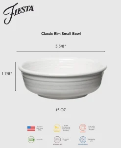 Classic Rim 5 5/8 Inch Small Bowl 15 OZ Foundry|Fiesta Factory Direct Clearance