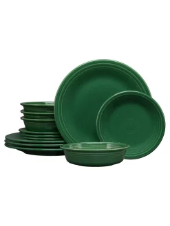 Classic Rim 12-Piece Dinnerware Set, Service for 4|Fiesta Factory Direct Best
