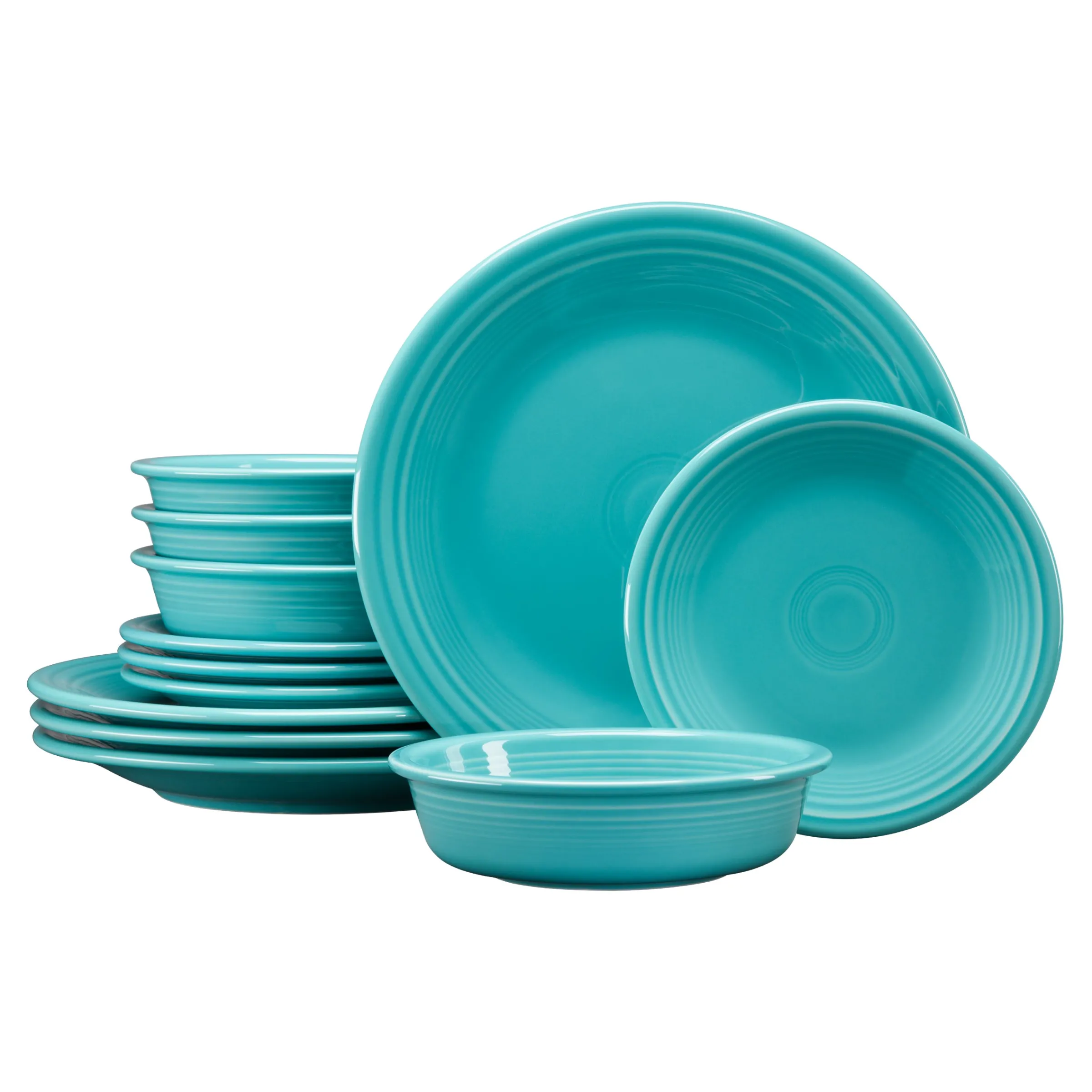 Classic Rim 12-Piece Dinnerware Set, Service for 4|Fiesta Factory Direct Best