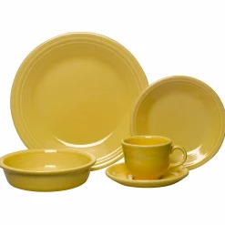 Classic Rim 5-Piece Place Setting, Service for 1|Fiesta Factory Direct New