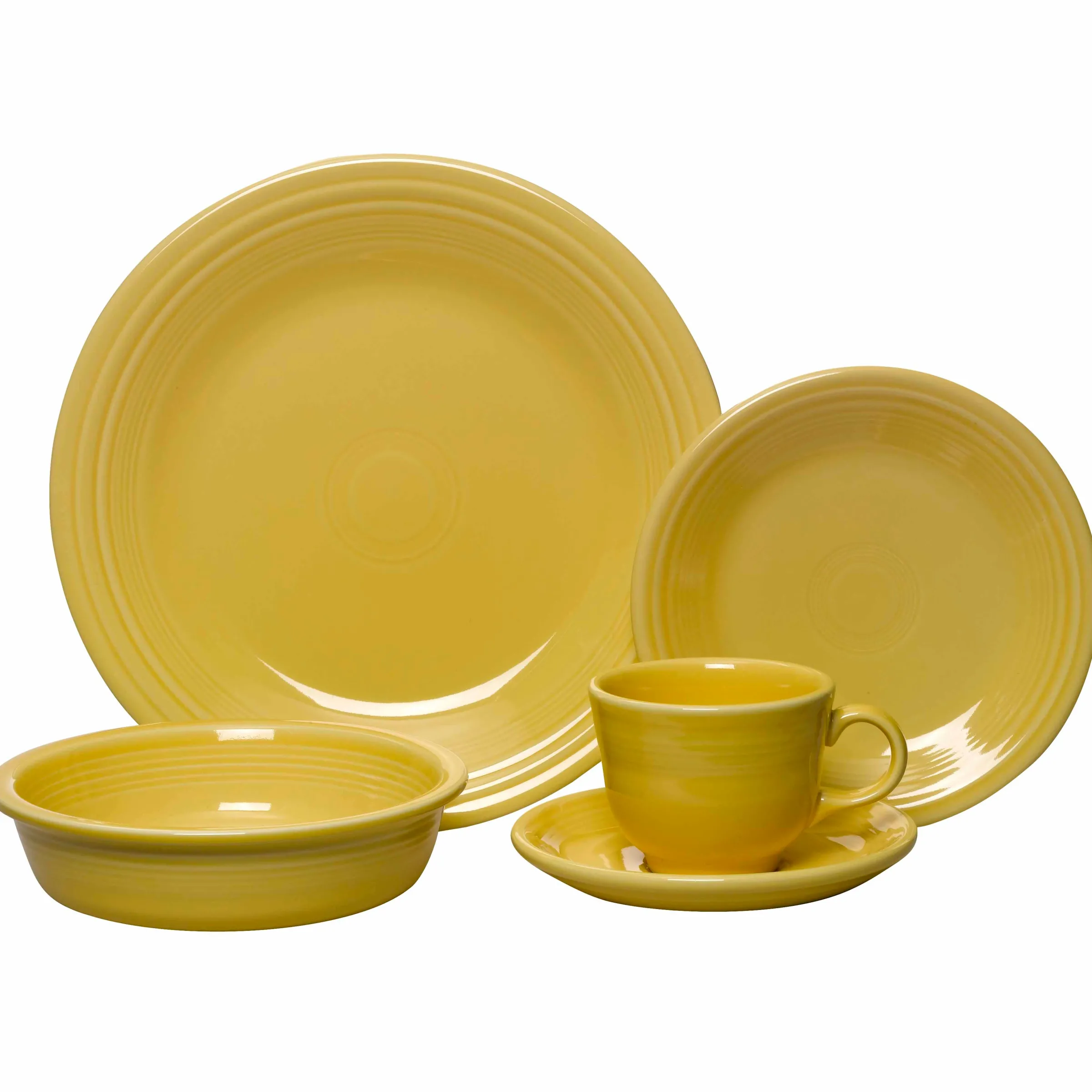 Classic Rim 5-Piece Place Setting, Service for 1|Fiesta Factory Direct New