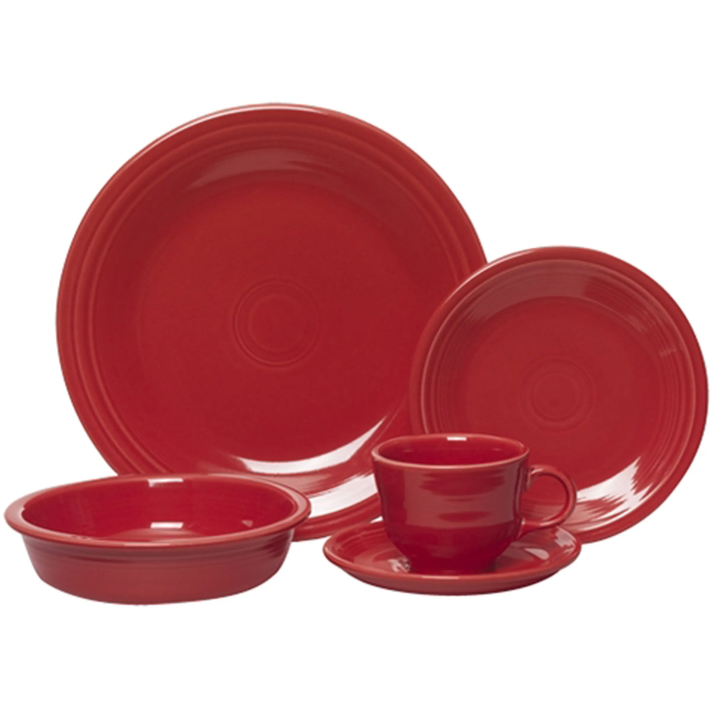 Classic Rim 5-Piece Place Setting, Service for 1|Fiesta Factory Direct New