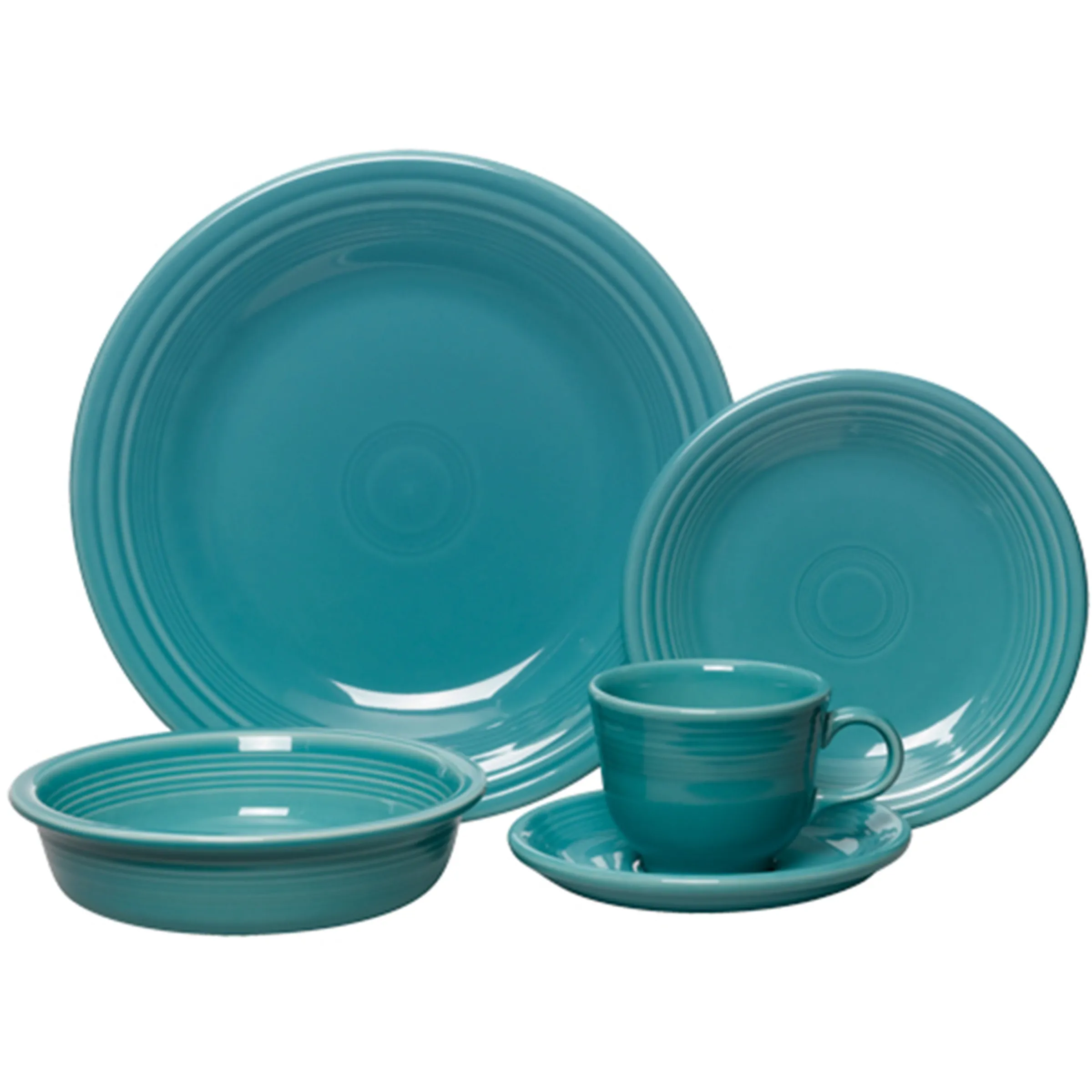 Classic Rim 5-Piece Place Setting, Service for 1|Fiesta Factory Direct New