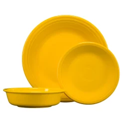 Classic Rim 3-Piece Place Setting, Service for 1|Fiesta Factory Direct Discount