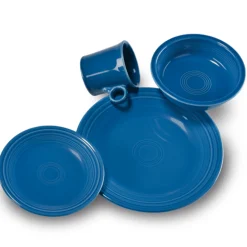 Classic Rim 4-Piece Place Setting, Service for 1|Fiesta Factory Direct Outlet