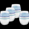 Coastal Blues 15 oz. Edgeline Stemless Wine – Set of 4|Fiesta Factory Direct Discount