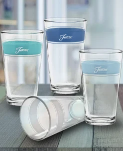 Coastal Blues 16 oz. Frame Cooler Mixed Color - Set of 4|Fiesta Factory Direct