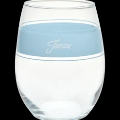 Coastal Blues 15 oz. Frame Stemless Wine Mixed Color – Set of 4|Fiesta Factory Direct Clearance