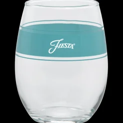 Coastal Blues 15 oz. Frame Stemless Wine Mixed Color – Set of 4|Fiesta Factory Direct Clearance