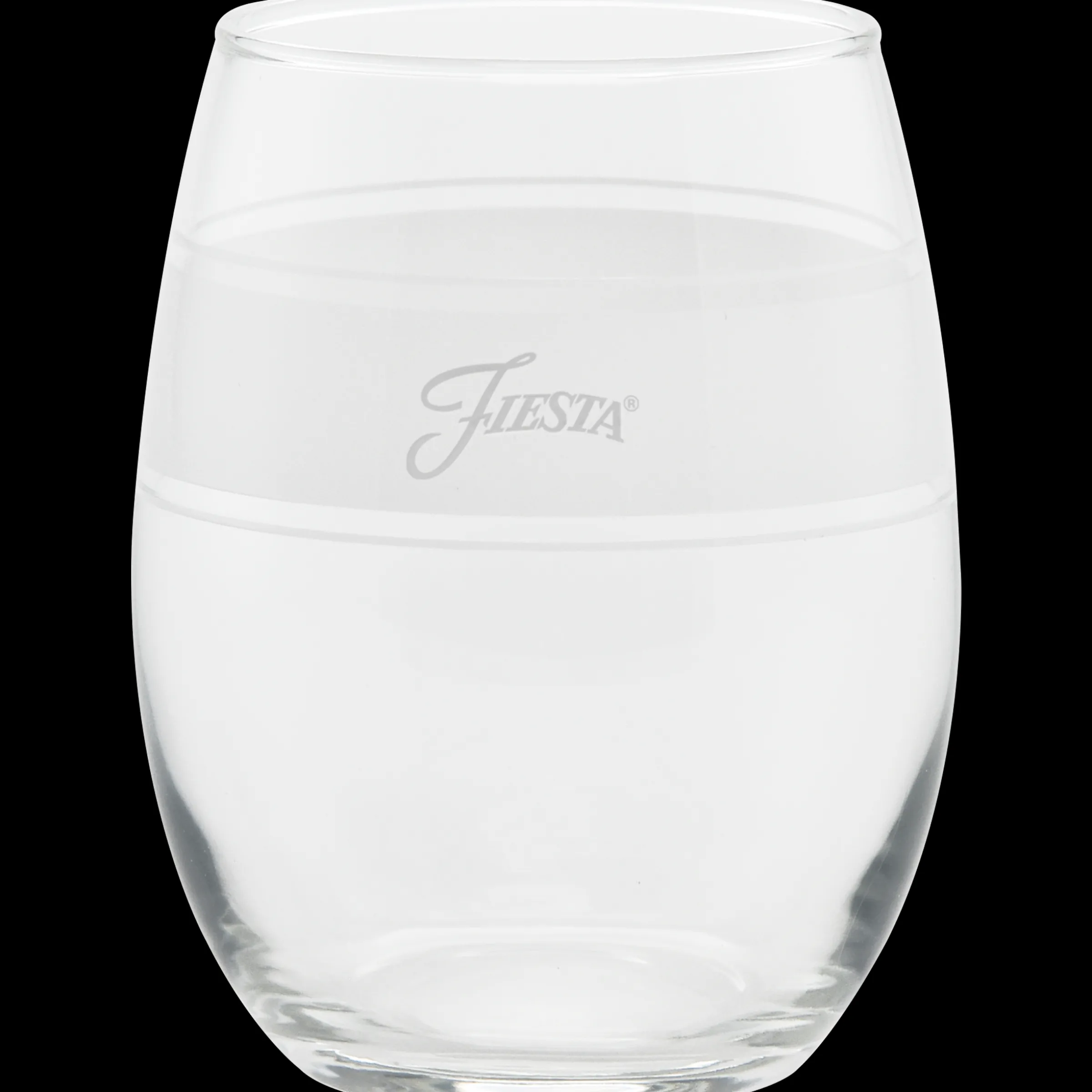 Coastal Blues 15 oz. Frame Stemless Wine Mixed Color – Set of 4|Fiesta Factory Direct Clearance