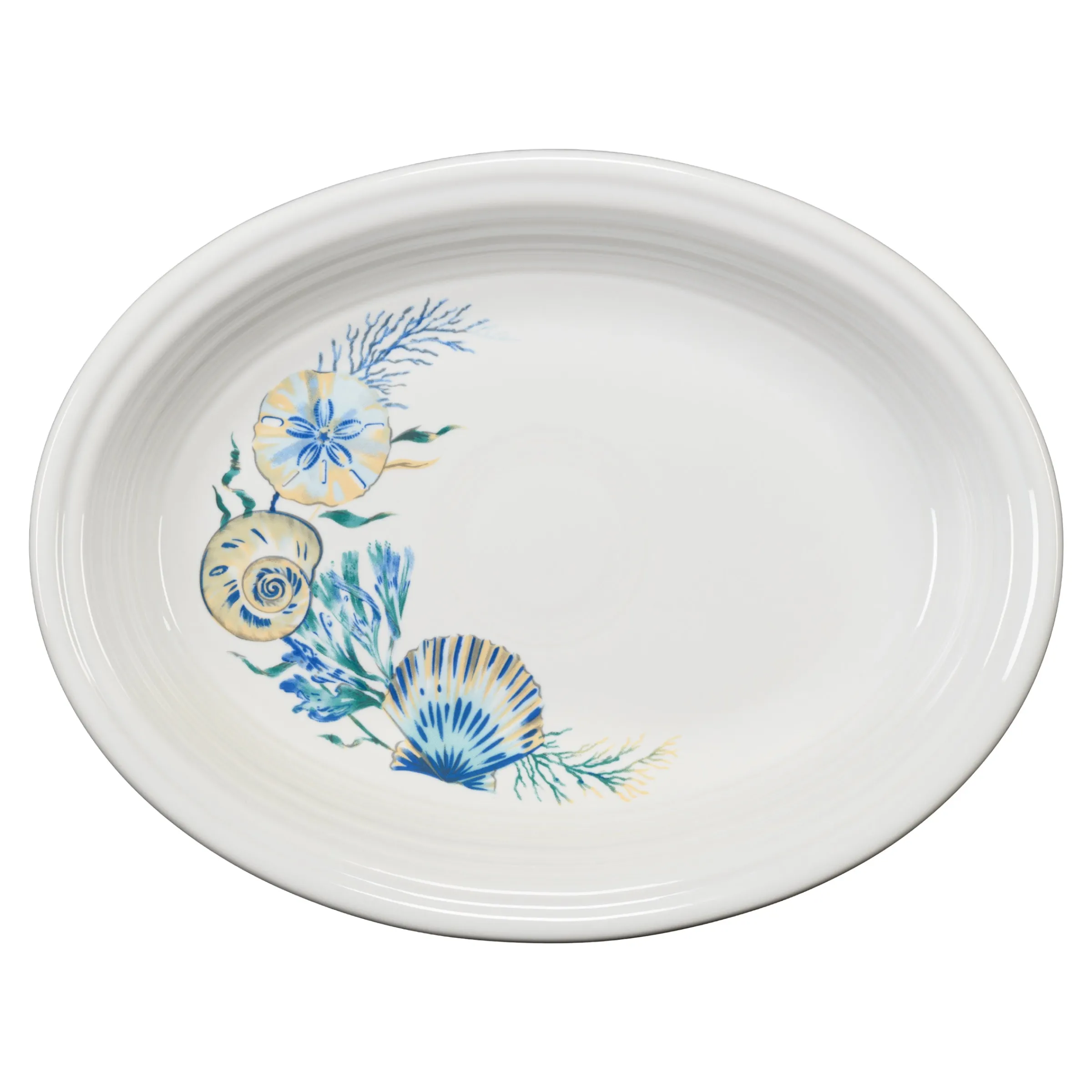 Coastal Shores 11 5/8 Inch Medium Oval Serving Platter|Fiesta Factory Direct Clearance