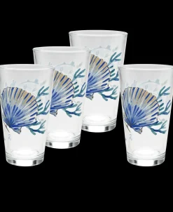 Coastal Shores 16 oz. Cooler Glass - Set of 4|Fiesta Factory Direct Sale