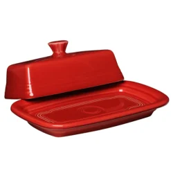 Extra Large Covered Butter Dish 8 1/8 Inch x 5 1/8 Inch|Fiesta Factory Direct Best
