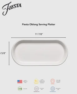 Fiesta 11 7/8 Inch Oblong Serving Platter|Fiesta Factory Direct Outlet
