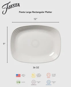 Fiesta 12 Inch Large Rectangular Platter|Fiesta Factory Direct Discount
