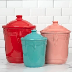 Fiesta 3 Quart Large Chevron Canister|Fiesta Factory Direct