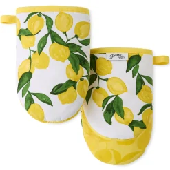 Fiesta Lemon Vine 4-Pack Oven Mitt Set|Fiesta Factory Direct Clearance