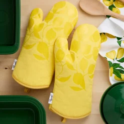 Fiesta Lemon Vine 4-Pack Oven Mitt Set|Fiesta Factory Direct Clearance