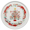 Holly Berry Christmas Tree 12 Inch Round Baking and Serving Platter|Fiesta Factory Direct Clearance