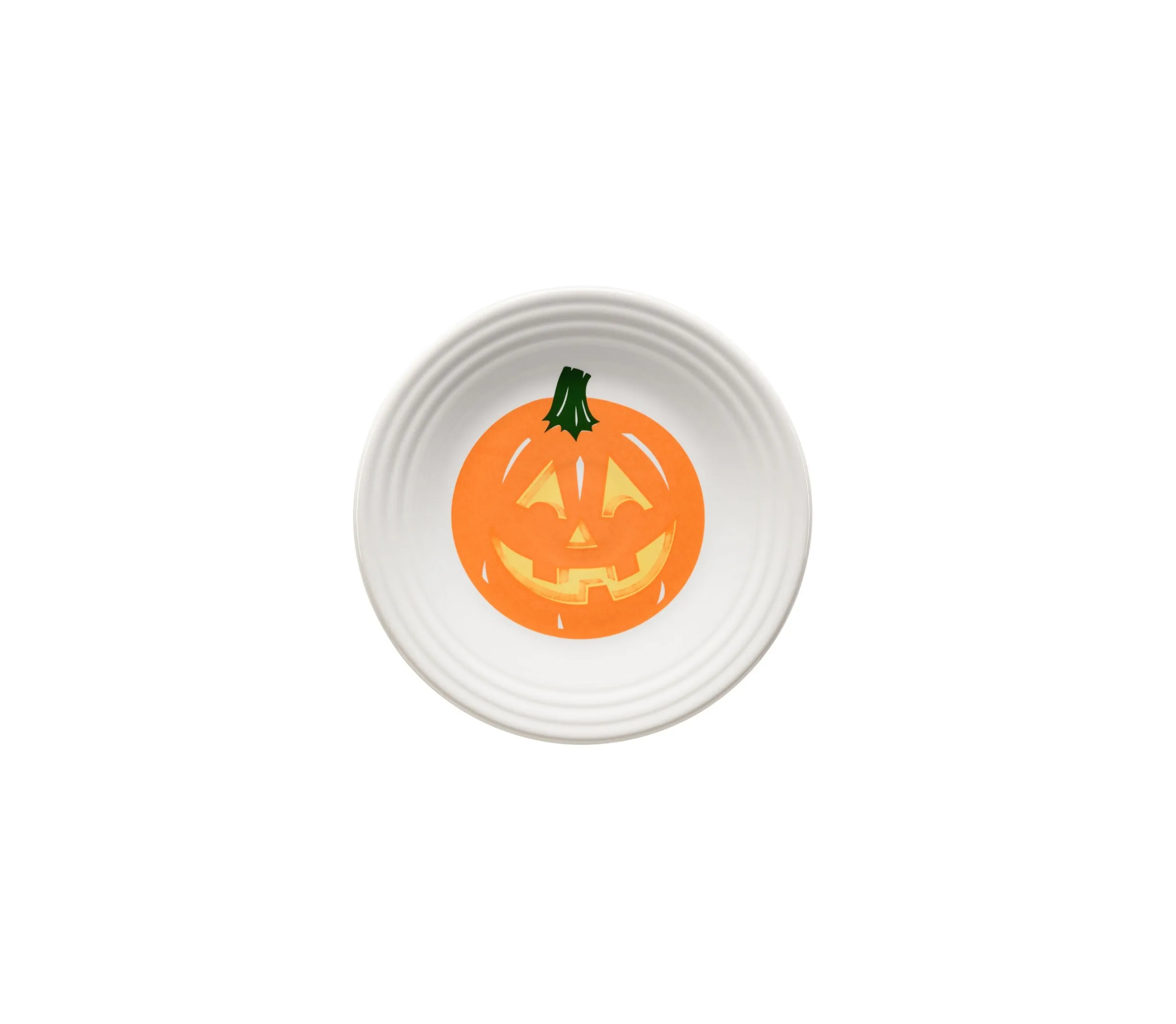 Jack-o-Lantern Pumpkin Classic Rim 6 1/8 Inch Appetizer Plate|Fiesta Factory Direct Hot