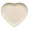 Linen 9 Inch Heart Shaped Plate|Fiesta Factory Direct Clearance