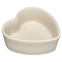 Linen 7 OZ Heart Shaped Ramekin 4 1/2 Inch|Fiesta Factory Direct New