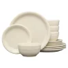 Linen Bistro Coupe 12-Piece Dinnerware Set, Service for 4|Fiesta Factory Direct