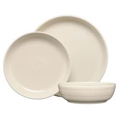 Linen Coupe Bowl 3-Piece Place Setting|Fiesta Factory Direct