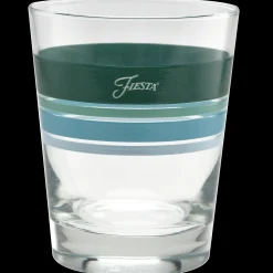 Mixed Aegean 15 oz. Edgeline Tapered Double Old Fashion - Set of 4|Fiesta Factory Direct Hot