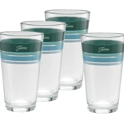 Mixed Aegean 16 oz. Edgeline Cooler Glass - Set of 4|Fiesta Factory Direct Discount