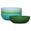 Mixed Aegean Coupe 6 3/4 Inch Salad Bowl 24 OZ, Set of 4|Fiesta Factory Direct Outlet