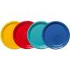 Mixed Vibrant Bistro Coupe 9 Inch Luncheon Plate, Set of 4|Fiesta Factory Direct Clearance